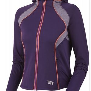Mountain Hardwear Super Power Running Hoodie Purple Size Small